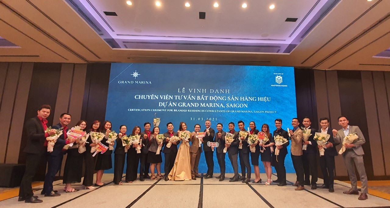 Lễ ký kết và vinh danh các thành viên The One Land phân phối Grand Marina, Saigon